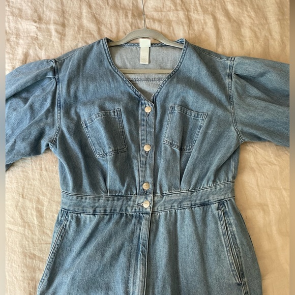 Denim jumpsuit / boiler suit - large (petite ) - Picture 2 of 7